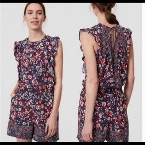 Ann Taylor Loft Open Back Romper